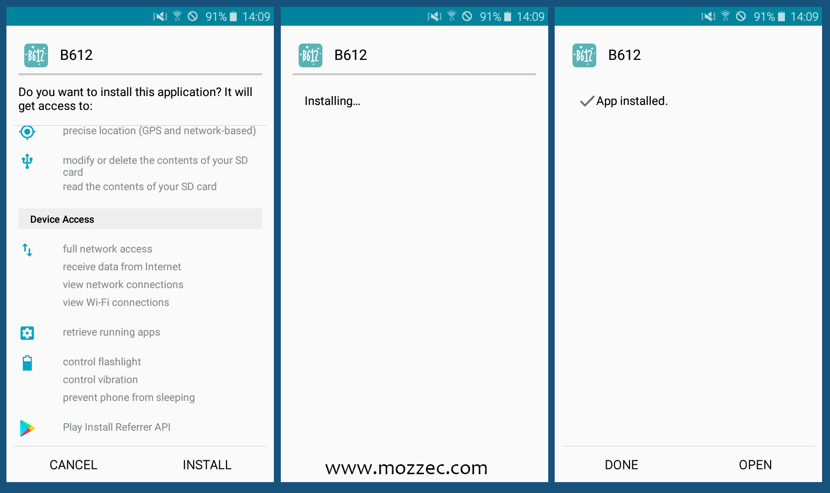 b612 apk install for android