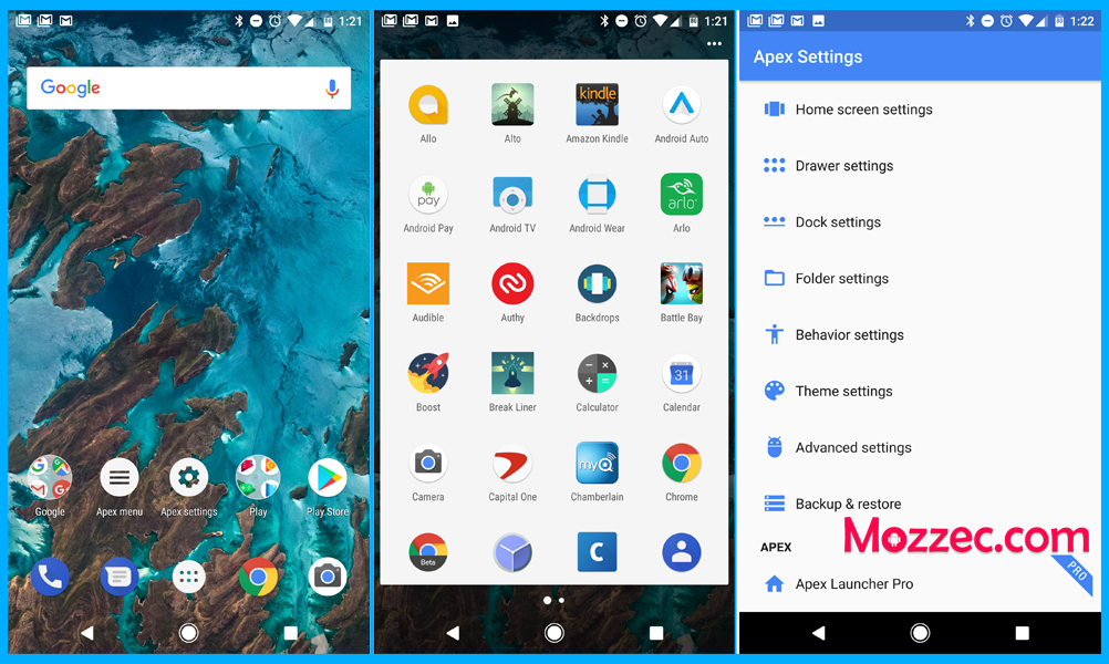 apex launcher apk