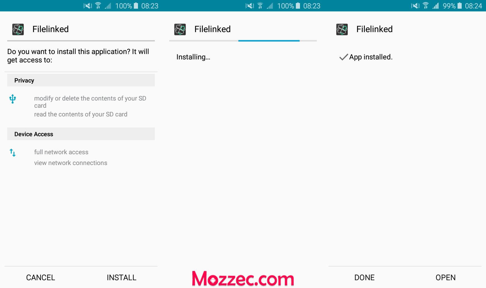 filelinked apk for android
