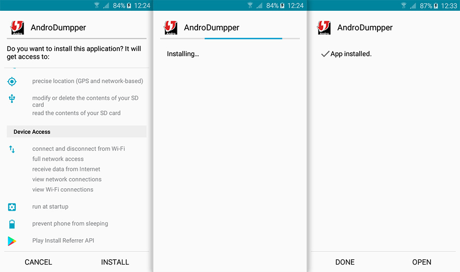 androdumpper for android