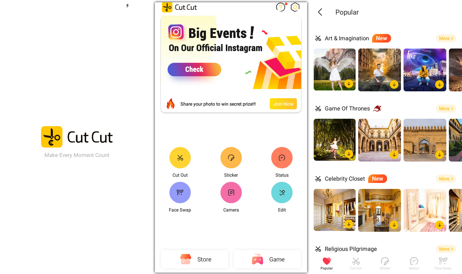 cut cut apk features