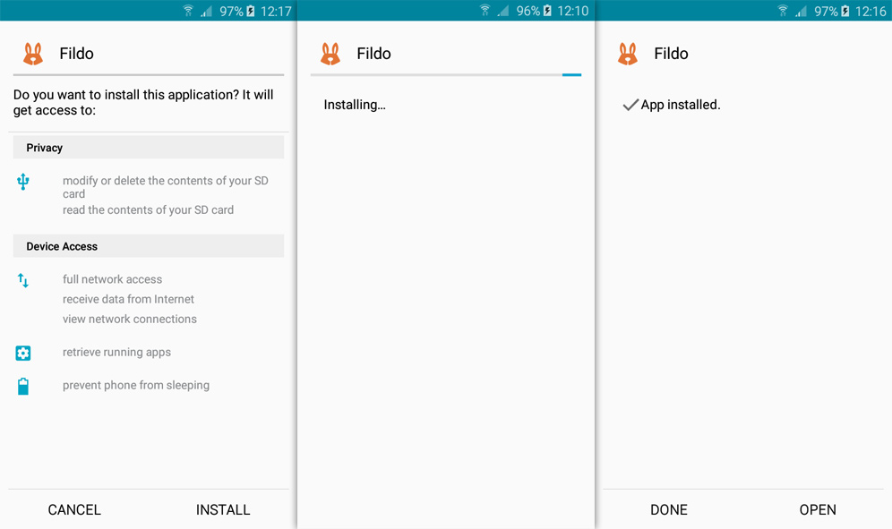 fildo for android