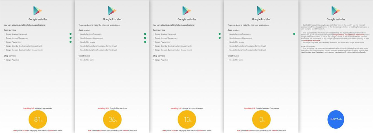 google installer apk features