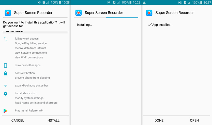 super screen recorder for android